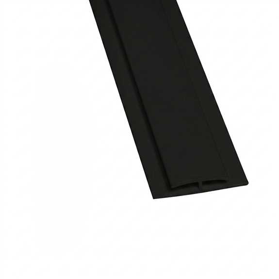 FRP 10' Black Division Bar Molding